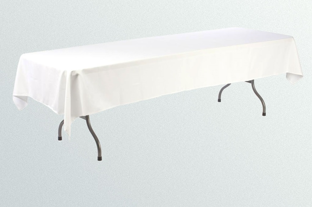 Bankettasztal terítő